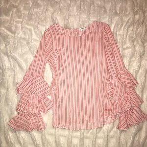 NWOT Venus trumpet sleeve blouse